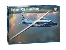 Italeri 1430 - Scala  1/72   Fokker F27 Friendship  組裝模型 需黏著上色