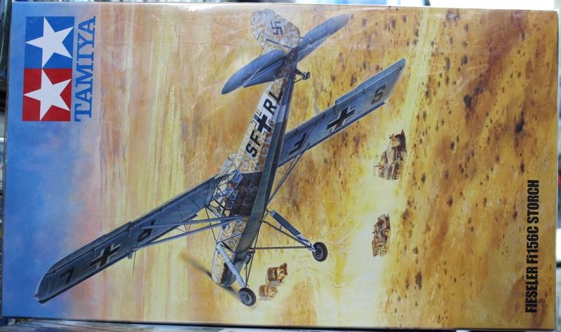 Tamiya Fieseler Fi156C 'Storch' 1/48 Avec Masques Eduard - Maquette Avion Militaire