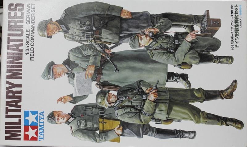 Tamiya 1/35 Scale German Field Commander Model Kit – Unassembled Military Figure For WW2 Dioramas