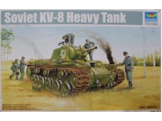 TRUMPETER 小號手 Soviet KV-8 Heavy Tank 1/35 NO.01565