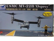 BRONCO 威駿 USMC MV-22B Osprey 美國海軍陸戰隊 魚鷹 直升機1/350 NO.NB5032