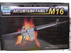 TRUMPETER 小號手 AR15/M16/M4槍族之 M16 1/3 NO.01901