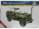 ITALERI Willys Jeep with M2 Machine Gun 1/24 NO.6351