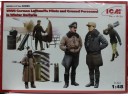 ICM Red WII German Luftwaffe Pilots And Ground Personnel in Winter Uniform 1/48 NO.48086