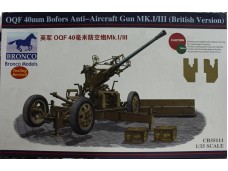 BRONCO 威駿 OQF 40mm Bofors Anti-Aircraft Gun Mk.I/III (British Version) 1/35 NO.CB35111