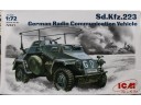 ICM German Radio Communication Vehicle Sd.Kfz. 223 1/72 NO.72421