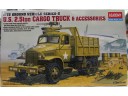 ACADEMY U.S. 2 1/2 Ton 6x6 Cargo Truck & Accessories WWII Ground Vehicle Set-2 1/72 NO.13402