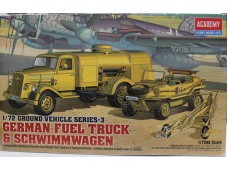 ACADEMY German Fuel Truck & Schwimmwagen 1/72 NO.13401