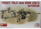 MiniArt SOVIET  76.2 mm DIV   FIELD  GUN  ZIS-3 w/CREW 1/35 NO.35032