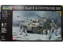REVELL Tiger I Ausf. E & DEUTSCHE INF. 1/72 NO.03161