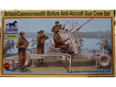 BRONCO British/Commonwealth Bofors Anti-Aircraft Gun Crew Set 1/35 NO.CB35084