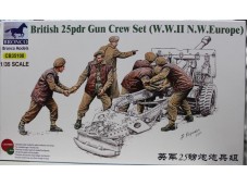 BRONCO British 25pdr Gun Crew Set (W.W.II N.W. Europe) 1/35 NO.CB35108