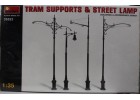 MiniArt TRAM SUPPORTS & STREET LAMP NO.35523