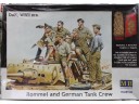 MASTER BOX DAK, WWII era Rommel and German Tank Crew 1/35 NO.MB3561