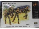 MASTER BOX Bloody Atoll series Kit No 2 U.S. Marine Corps Infantry, Tarawa, November 1943 1/35 NO.MB3543