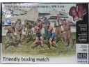MASTER BOX Friendly boxing match. British and American paratroopers,WWII era 1/35 NO.MB35150