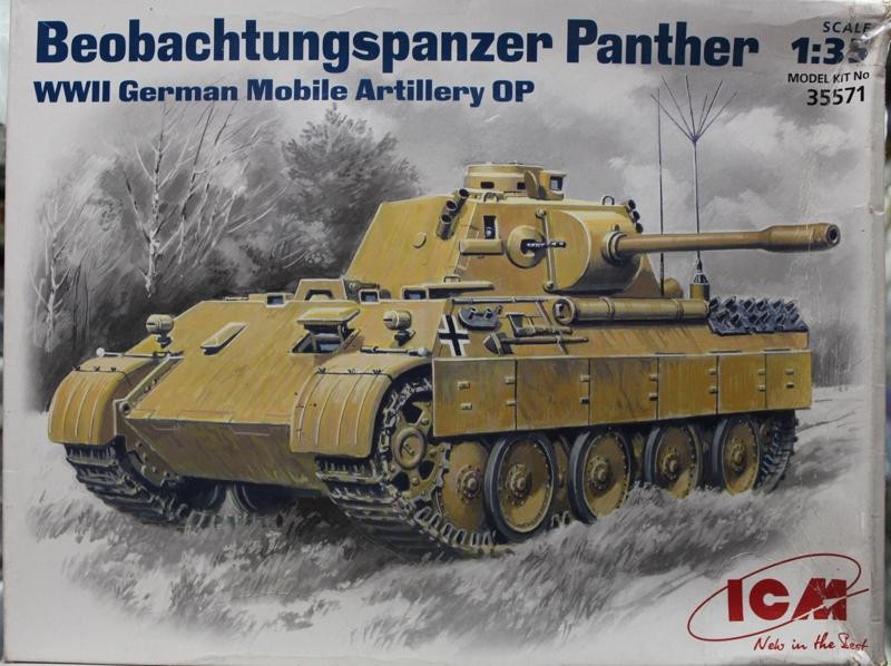 panther panzer,pantherpanzer icm boebachtungspanzer panther 1/35 no.35571