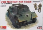 MiniArt DINGO Mk.II SCOUT CAR w/CREW Pz.Kmpf. Mk.I 202(e) NO.35074