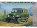 TRUMPETER 小號手 Chinese BJ212 Military Jeep w/ canvas soft top 1/35 NO.02302
