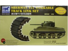 BRONCO 威駿 Sherman T51 workable track link Set 1/35 NO.AB3542