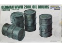 GREAT WALL HOBBY German WWII 200L Oil Drums 1/35 NO.L3513