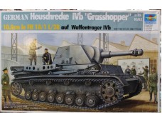 TRUMPETER 小號手 German Heuschrecke IVb "Grasshopper" 10,5cm le FH 18/1 L/28 aus Waffentrager IVb 1/35 NO.00373