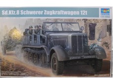 TRUMPETER 小號手 German Sd.Kfz. 8 12 Ton heavy halftrack 1/35 NO.01583