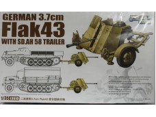 GREAT WALL HOBBY German 3.7cm Flak43 with Sd.Ah.58 Trailer 1/35 NO.L3519