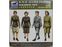 BRONCO 威駿 WWII Allied Female Soldier Figure Set 1/35 NO.CB35037 