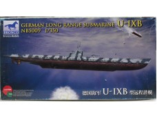 BRONCO 威駿 German Long Range Submarine U-IXB 1/350 NO.NB5009