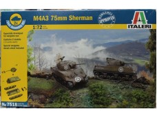 ITALERI M4A3 75mm Sherman 1/72 NO.7518