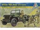 ITALERI Willys MB Jeep with trailer 1/35 NO.314