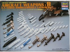 HASEGAWA 長谷川 Weapons Set B - US Guided Bombs & Rocket Launchers 1/48 NO.X48-002/36002