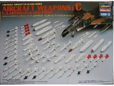 HASEGAWA 長谷川 Weapons Set C - US Missiles and Gun Pods 1/48 NO.X48-003/36003