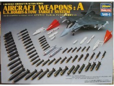 HASEGAWA 長谷川 Weapons Set A - US Bombs & Tow Targets 1/48 NO.X48-001/36001
