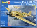 REVELL Focke-Wulf Fw 190 F-8 & BV 246 Hagelkorn 1/72 NO.04171