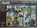 REVELL Pilots and Ground Crew: German Airforce WWII 1/72 NO.02400