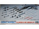 HASEGAWA 長谷川 Aircraft Weapons: V U.S. Missiles and Launcher Set 1/72 NO.X72-9/35009