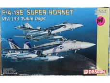 DRAGON 威龍 F/A-18E Super Hornet VFA-143 Pukin Dogs 1/144 NO.4590