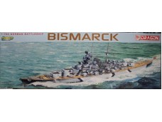 DRAGON 威龍 German Battleship Bismarck 1/700 NO.7060