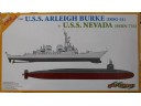 DRAGON 威龍 U.S.S. Arleigh Burke (DDG-51) + U.S.S. Nevada (SSBN-733) 1/700 NO.7132