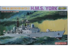 DRAGON 威龍 H.M.S. York Type 42 Destroyer Batch 3 1/700 NO.7055