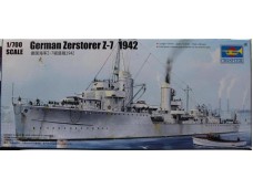 TRUMPETER 小號手 德國海軍Z-7  驅逐艦1942 1/700 NO.05793