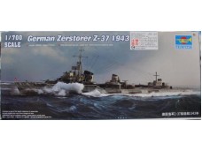 TRUMPETER 小號手 德國海軍Z-37驅逐艦1943 1/700 NO.05791