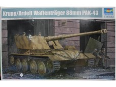 TRUMPETER 小號手 Krupp/Ardelt Waffenträger 88mm PAK-43 1/35 NO.01587