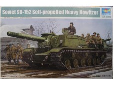 TRUMPETER 小號手 Soviet ISU-152 Self-propelled heavy howitzer 1/35 NO.01571