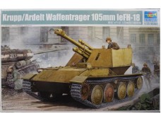 TRUMPETER 小號手 Krupp/Ardelt Waffenträger 105mm leFH-18 1/35 NO.01586