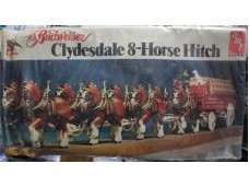 AMT Budweiser Clydesdale 8-Horse Hitch 1/25 NO.6716