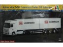 ITALERI Mercedes-Benz Actros Actros mit 2x20ft Container Trailer "DB Schenker" 1/24 NO.3865
