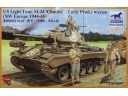 BRONCO U.S. Light Tank M24 'Chaffee' [Early prod.) w/crew NW Europe 1944-1945 1/35 NO.CB35069